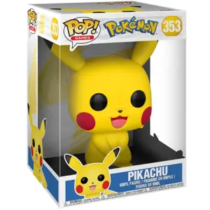 Figurine Funko Pop! Games : Pokemon S1 - 10" Pikachu pas cher