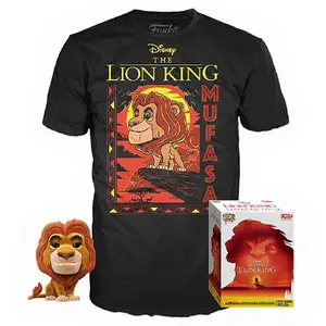 Funko Pop! & Tee Box: Disney The Lion King - Mufasa (Size S) pas cher