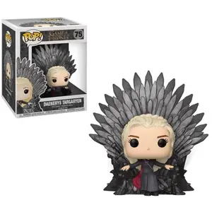 Comparateur de prix : Figurine Funko Pop Deluxe GOT S10 Daenerys Sitting On Throne