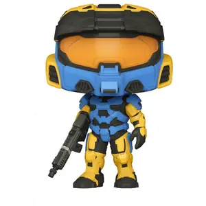 Figurine Funko Pop! Halo : Spartan Mark VII w/ VK78 Commando Riffle - Jaune/Bleu pas cher