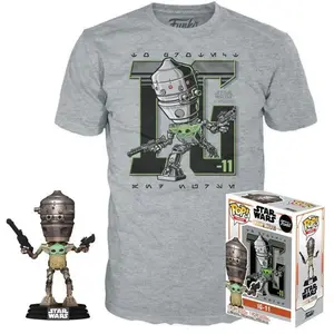 Funko T-Shirt S Avec Pop Ig-11 / Star Wars / Funko Pop Movies pas cher