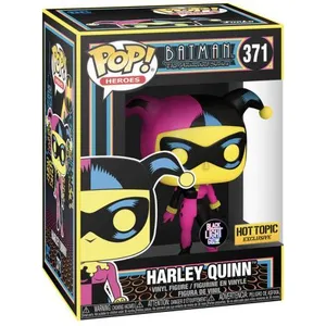 Figurine Funko POP! Heroes: DC- Harley Quinn(Black Light) pas cher