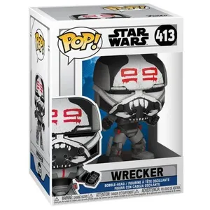 Figurine Funko Pop Star Wars Clone Wars Wrecker pas cher
