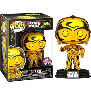 Figurine Funko Pop Star Wars Retro Series C 3PO Avant-première Fnac pas cher