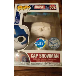 Figurine Funko Pop! N°532 - Captain America - Cap Snowman(diy)(wh) pas cher