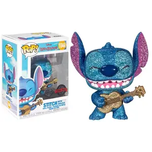 Funko Lilo & Stitch Stitch with Ukulele Diamond Glitter Pop pas cher