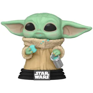 Funko Pop Star Wars Mandalorian Grogu with Cookie pas cher