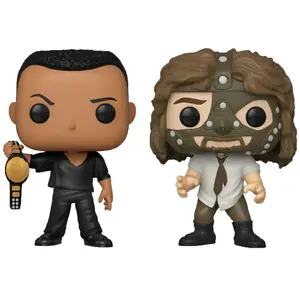 Funko Figurines Funko Pop - Wwe - The Rock Vs. Mankind - Pack 2 (54611...Vendu parrakuten