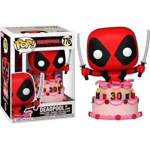 Figurine Funko Pop Marvel Deadpool 30th Deadpool in Cake pas cher