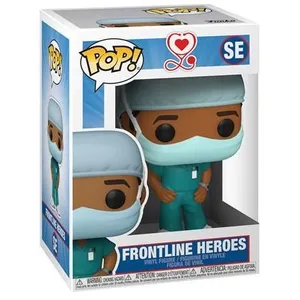 Figurine Funko Pop Heroes Front Line Worker Male 2 pas cher