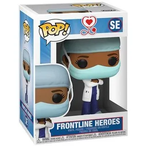 Figurine Funko Pop Heroes Front Line Worker Female 2 pas cher