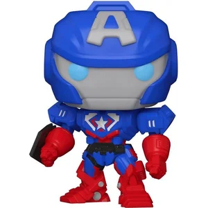 Figurine Funko Pop! Marvel Avengers : Captain America - Mecha pas cher