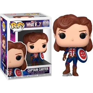 Figurine Funko Pop! Marvel Studios : What if ? - Captain Carter pas cher