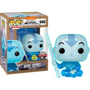Figurine Funko Pop Animation Avatar Aang Spirit Glow in the dark pas cher