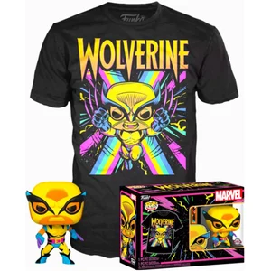 Funko T-Shirt M Avec Pop Wolverine / Blacklight / Funko Pop Marvel pas cher