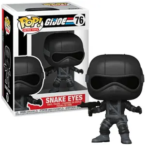 Funko Figurine POP G.I. Joe V1 Snake Eyes - Ocio Stock - Jouet - Intérieur - Noir pas cher