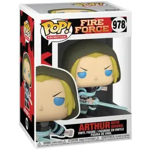 Funko Pop Fire Force Arthur with Sword Vinyl Figure pas cher