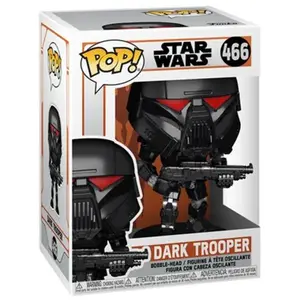 Figurine Funko Pop! Star Wars: Mandalorian - Dark Trooper (Battle) pas cher