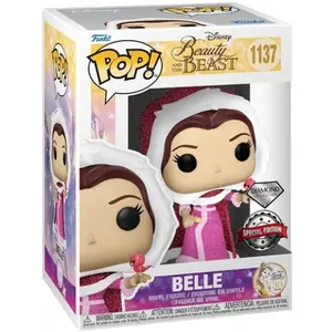 Figurine Funko Pop Disney Beauty and Beast Winter Belle pas cher