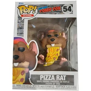 Funko Pop! Ad Icons: Pizza Rat Purple Hat - Brown Fur [NYCC 2021] #54 pas cher