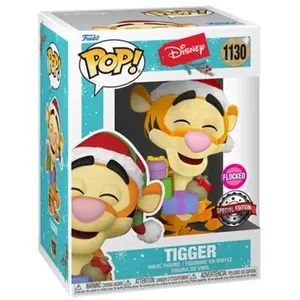 Figurine Funko Pop Disney Holiday 2021 Tigger Flocked pas cher