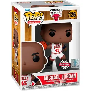 Figurine Funko Pop! NBA : Bulls - Michael Jordan (1995 Playoffs) pas cher