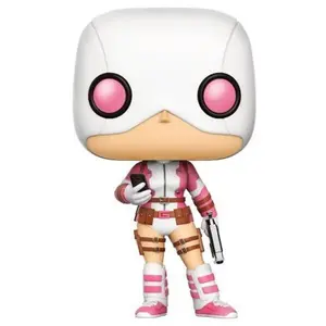 Funko MARVEL - Bobble Head POP N° 164 - Gwenpool with Gun LTD pas cher