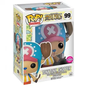 Funko Figurine One Piece - Chopper Flocked Exclu Pop 10cm pas cher