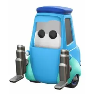 Figurine Funko Pop! Cars 3 : Guido - FUNKO - Pop! Vinyl - Multicolore - Boîte-fenêtre - Extérieur