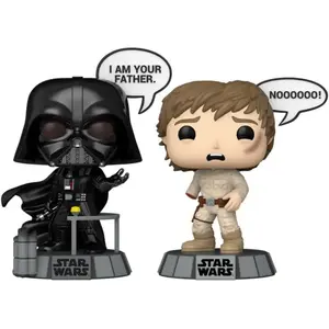 Funko Figure Pop! Star Wars-bubble Vader & Luke pas cher