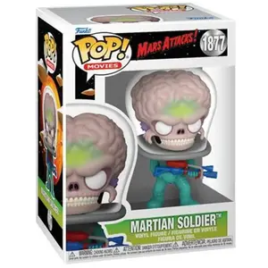 Figurine - Funko Pop! - Alien Soldier - Vinyle - 95 cm - Mars Attacks pas cher
