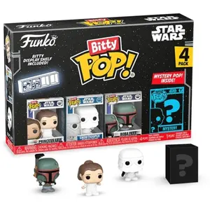 Pack 4 Figurines Funko Bitty Pop Star Wars S2 Leia pas cher