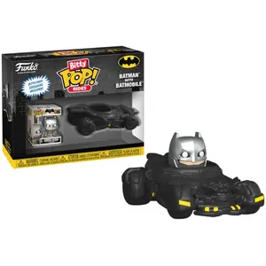 Funko Bitty Bop Rides - Batman With Batmobile