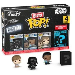 Pack 4 Figurines Funko Bitty Pop Star Wars S2 Vader pas cher