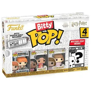 Pack 4 Figurines Funko Bitty Pop Harry Potter GoF Ron pas cher