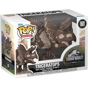 Funko Jurassic Park Fossil - Figurine Pop! Triceratops 9 Cm pas cher