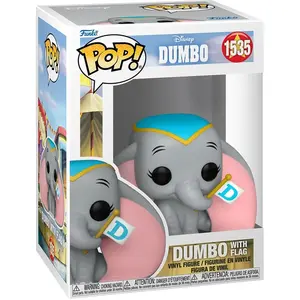 Funko Dumbo - Figurine Pop! Dumbo Avec Drapeau 9 Cm pas cher