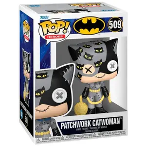 Funko Figurine Funko Pop - Batman [Dc] N°509 - Catwoman (Patchwork) (80904) pas cher
