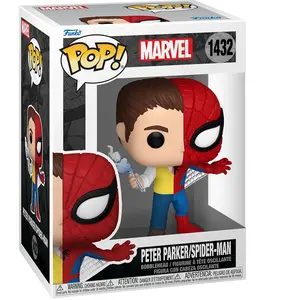 Funko Marvel - Figurine Pop! Split- Spider/Parker 9 Cm pas cher