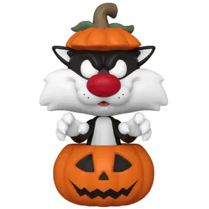Funko Looney Tunes Pop! Television Vinyl Figure Halloween Sylvester w/Pumpkin 9 cm pas cher