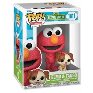 Sesame Street Elmo & Tango vinylfiguur 1611 Funko Pop! meerkleurig pas cher