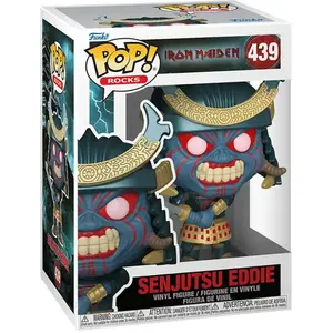 Funko Figurine En Vinyle Iron Maiden Pop! Rocks Senjutsu Eddie 9 Cm pas cher