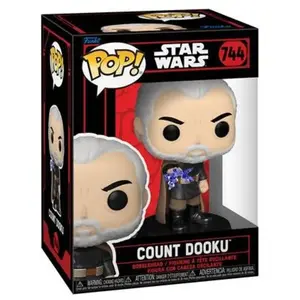 Funko Figure Star Wars: Dark Side Pop! Vinyl Count Dooku 9 Cm pas cher