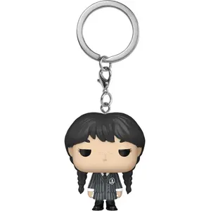 Funko, Porte-clés, Pocket POP Keychain Wednesday - Wednesday, Noir pas cher