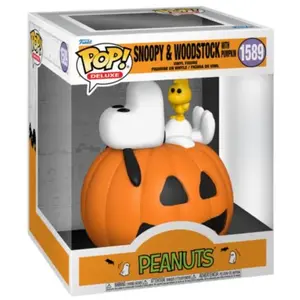 Funko Pop! Animation: Snoopy and Woodstock on pumpkin #1589 Deluxe pas cher