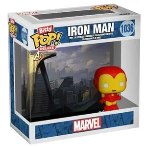 Figurine Funko Bitty Pop Deluxe Iron Man Avenger Tower pas cher