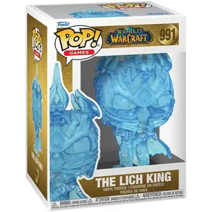 Funko Figurine - POP Games N° 991 - Roi Liche - Bleu - 15 ans - Intérieur - Mixte pas cher