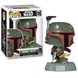 Comparateur de prix : Funko Star Wars : Fett Legacy - Figurine Pop! Boba Fett W/Rockets 9 Cm