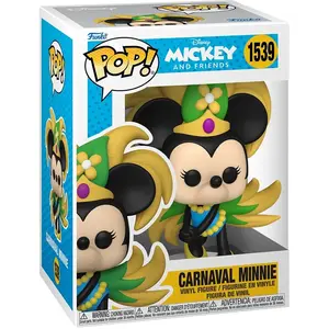 Funko Mickey Atw - Figurine Pop! Figurine Carnaval Minnie 9 Cm pas cher