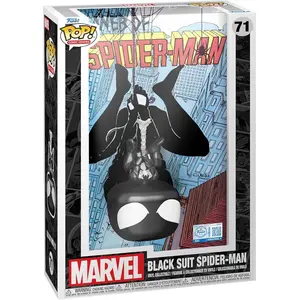 Comparateur de prix : Figurine Funko Pop Comic Cover Black suit Spider-Man